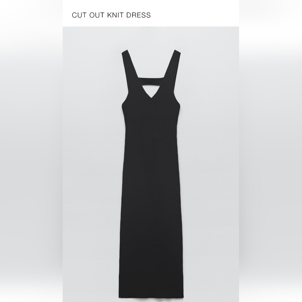 Zara Cut Out Knit Dress